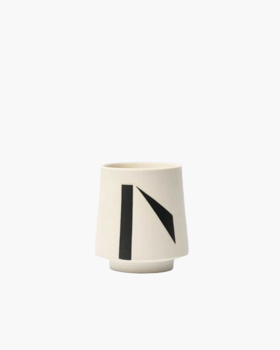 Breathe | Porcelain Tumbler - Geometric Relief Glaze by Cenotaph