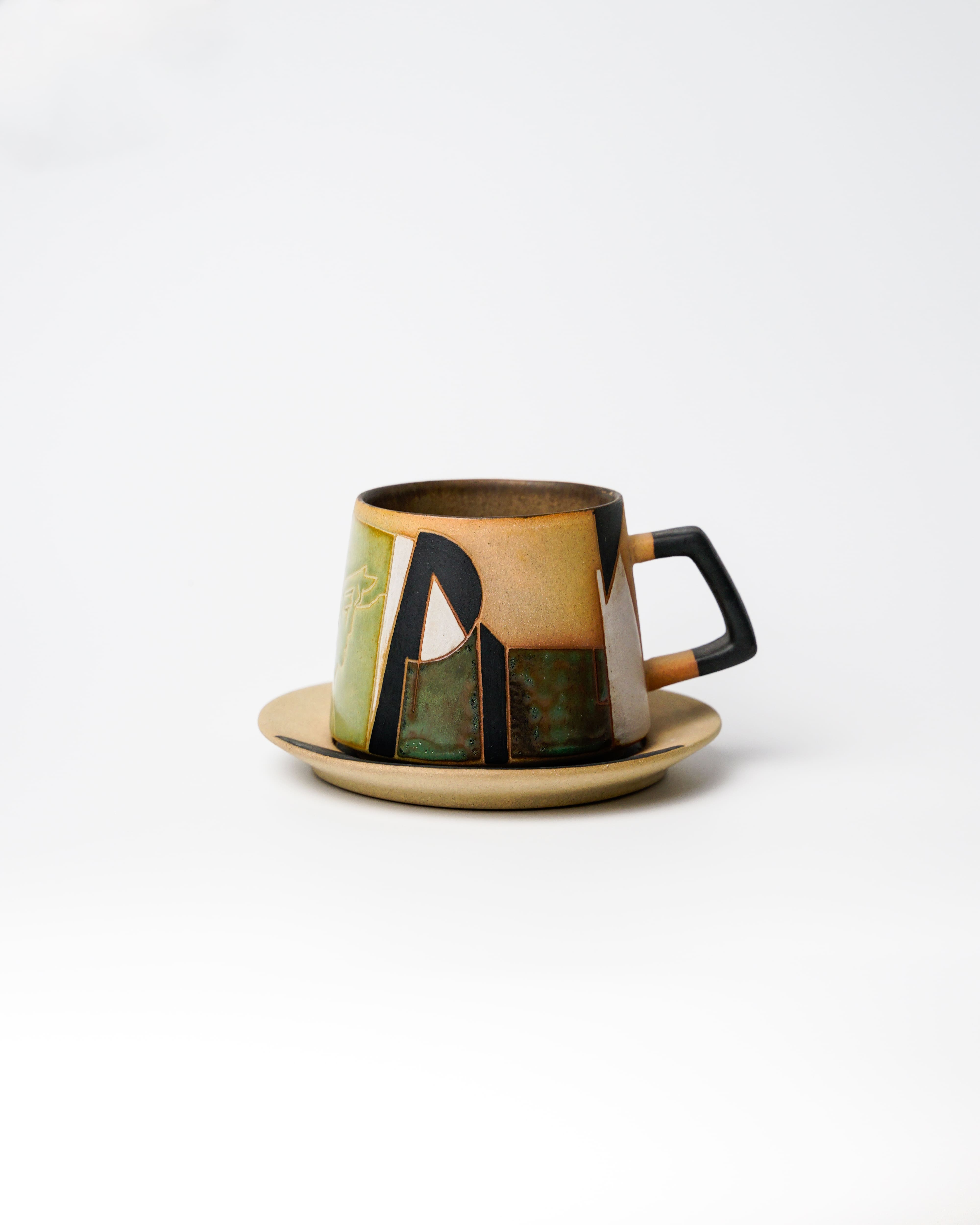 Fusion 03 | Porcelain Cup & Saucer by Cenotph – Potari Studio