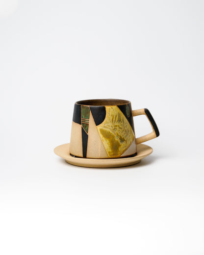 Fusion 01 | Porcelain Cup & Saucer by Cenotph