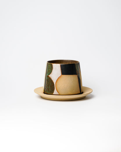 Fusion 01 | Porcelain Cup & Saucer by Cenotph