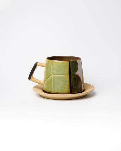 Fusion 01 | Porcelain Cup & Saucer by Cenotph