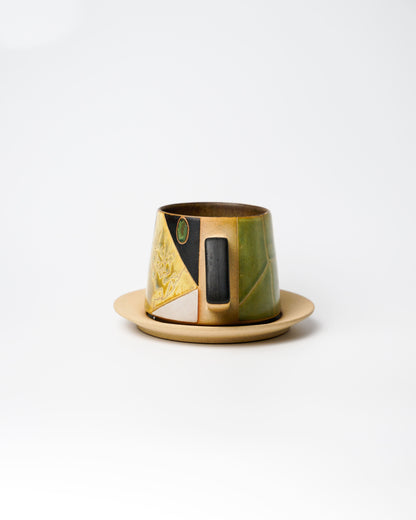 Fusion 01 | Porcelain Cup & Saucer by Cenotph