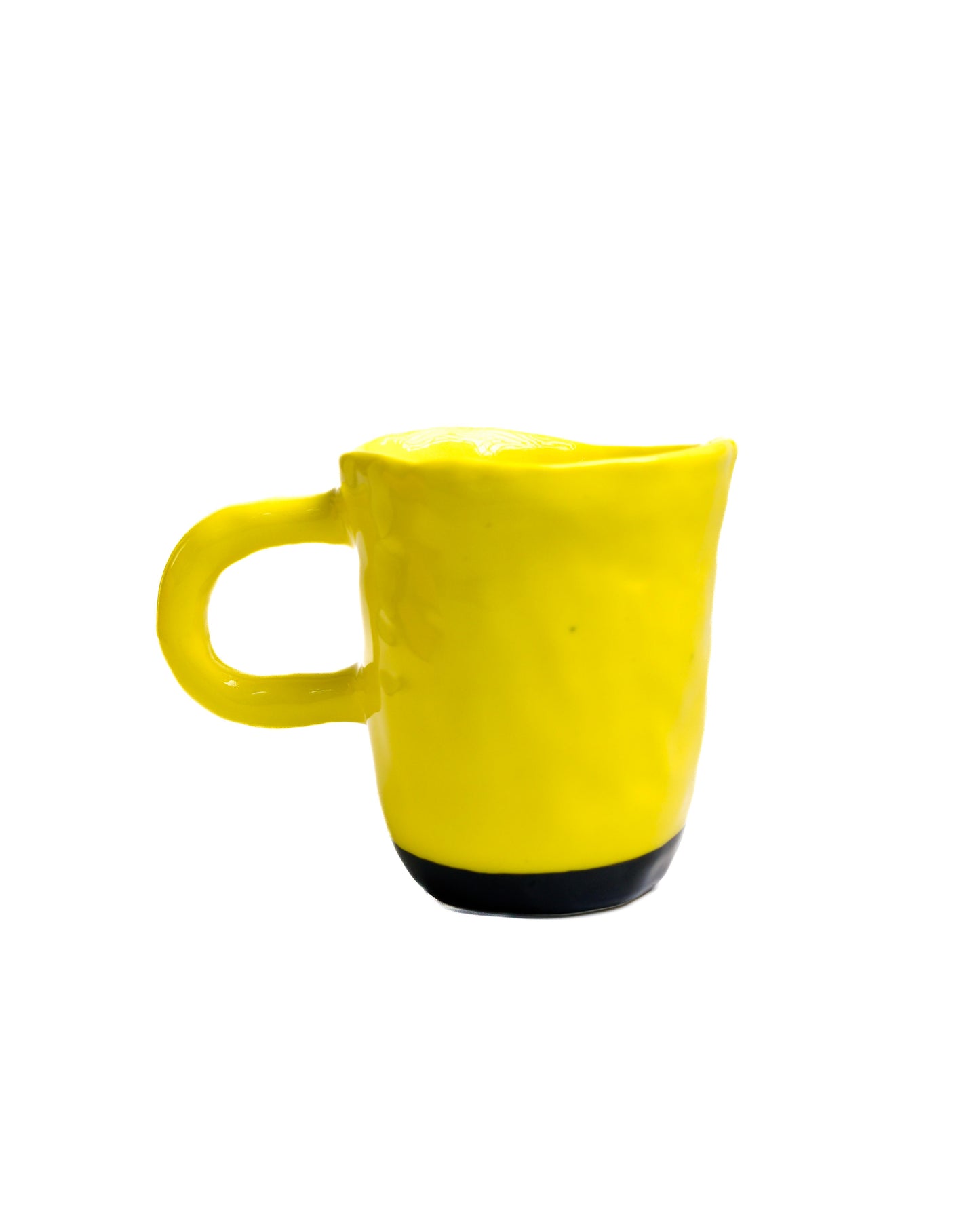 Venom Grip Mug | Black & Yellow Ceramic Cup - Rebel Brushwork by S.T.