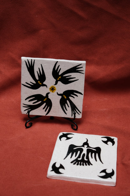 Black Bird Plate by Fanxi