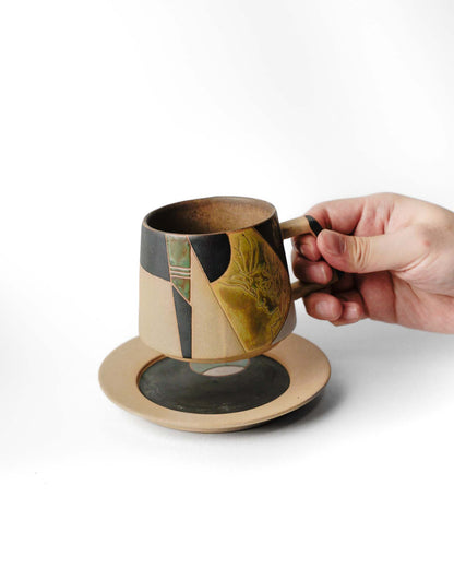 Fusion 01 | Porcelain Cup & Saucer by Cenotph