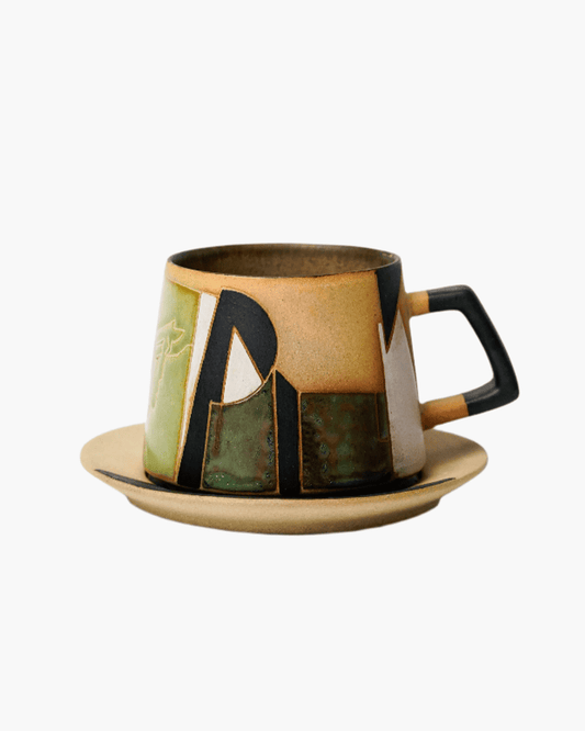 Fusion 03 | Porcelain Cup & Saucer by Cenotph