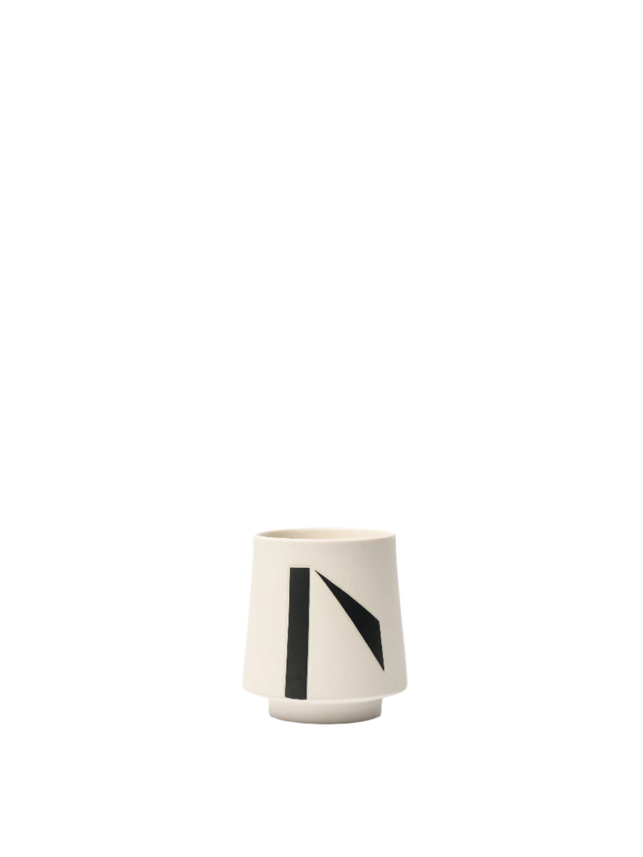 Breathe Porcelain Tumbler - Geometric Relief Glaze | Cenotaph