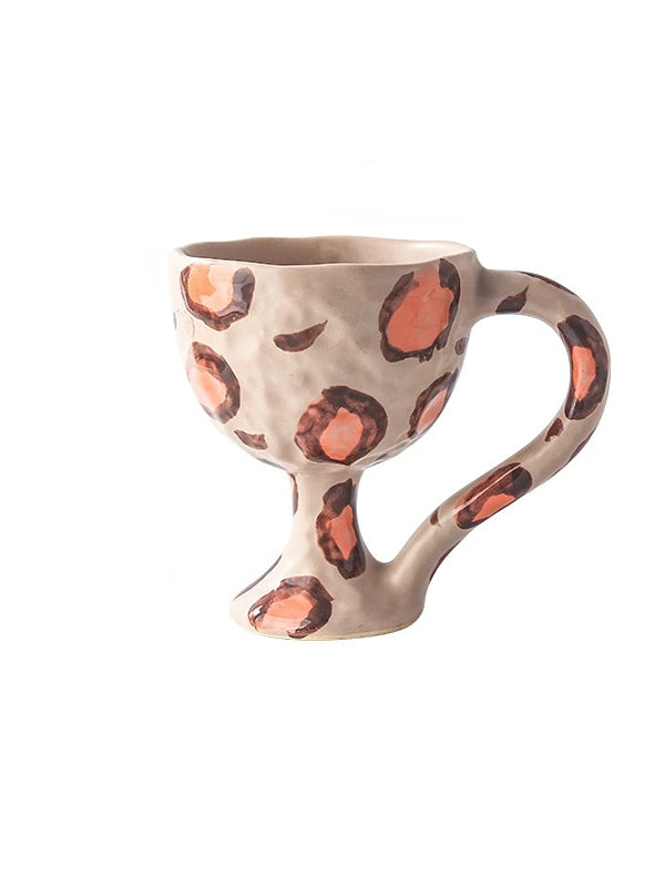 Wild Harmony Goblet Set | Hand-Painted Ceramic - Organic Forms by Alex